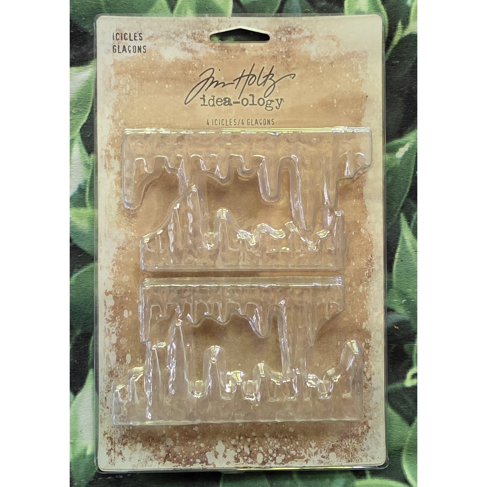Tim Holtz Idea-ology Icicles - 2018 Release Ice Winter Christmas - New & Sealed